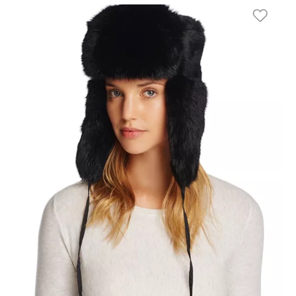 Crown cap real rabbit fur hat